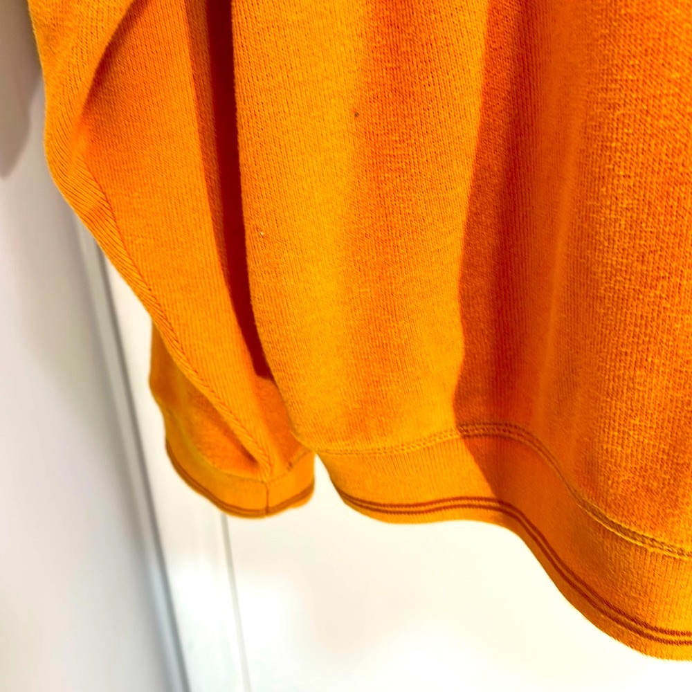 Tommy Bahama 1/4 Zip Cotton Pullover Henley Soft Orange Jersey XXL - Picture 7 of 11